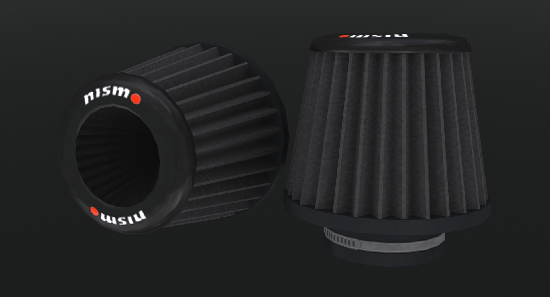 3D conical air filter pack model https://p.turbosquid.com/ts-thumb/2D/gWP1pr/9Wk0vazz/render_05/jpg/1568052235/1920x1080/fit_q87/09df49aa80f1daa988a166a86a76c0abc0f9ddfe/render_05.jpg