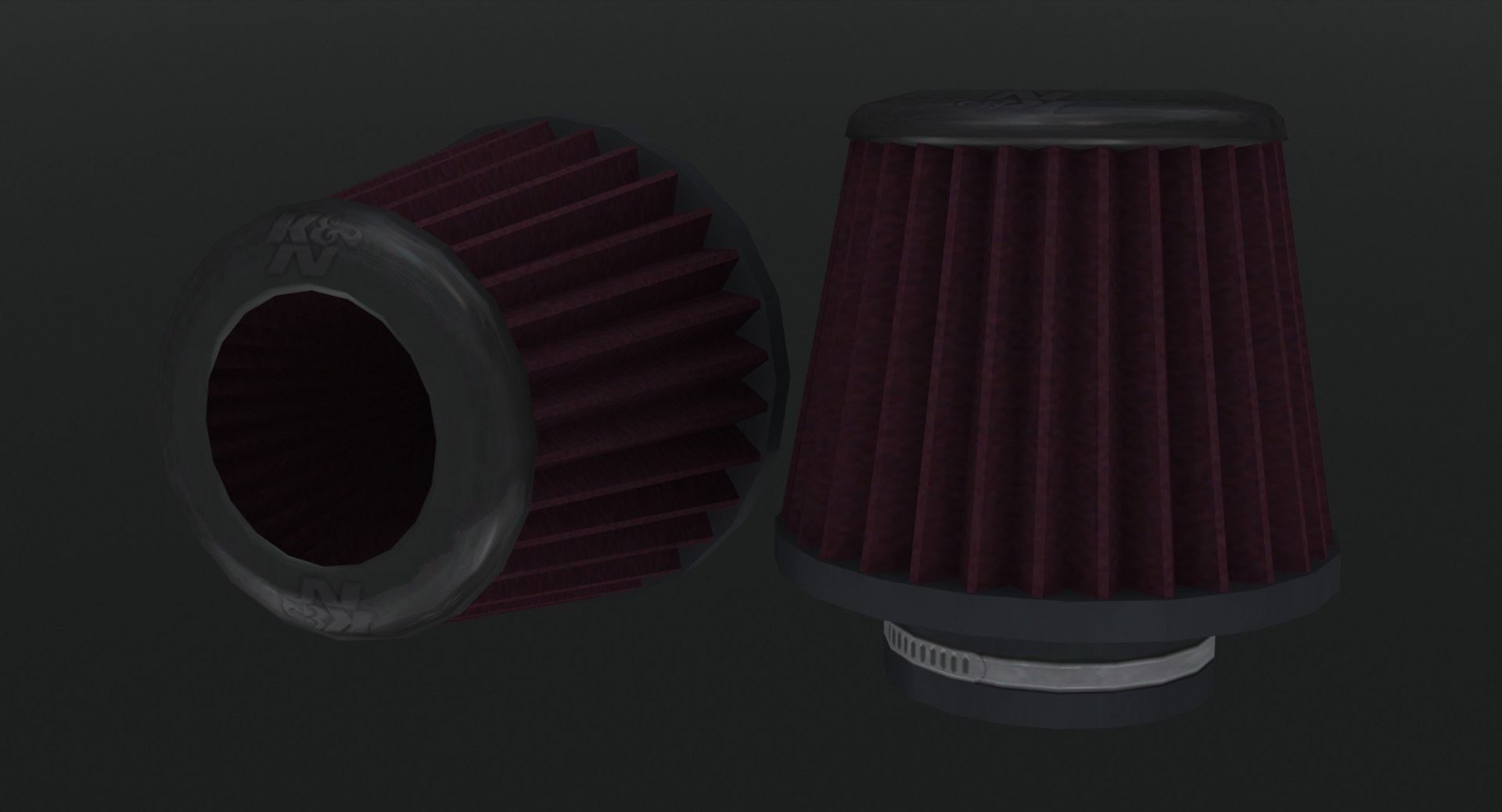 3D conical air filter pack model https://p.turbosquid.com/ts-thumb/2D/gWP1pr/dx8ka16i/render_02/jpg/1568052234/1920x1080/fit_q87/bb642ac08825be8043e056def62624c63ac3c0fc/render_02.jpg