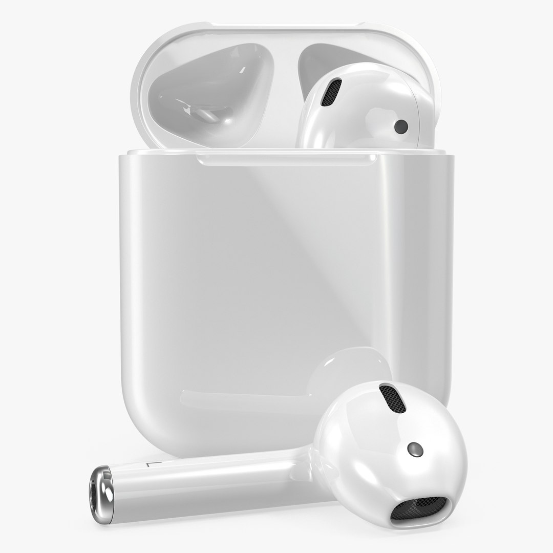 Apple AirPods Set 3D model preview