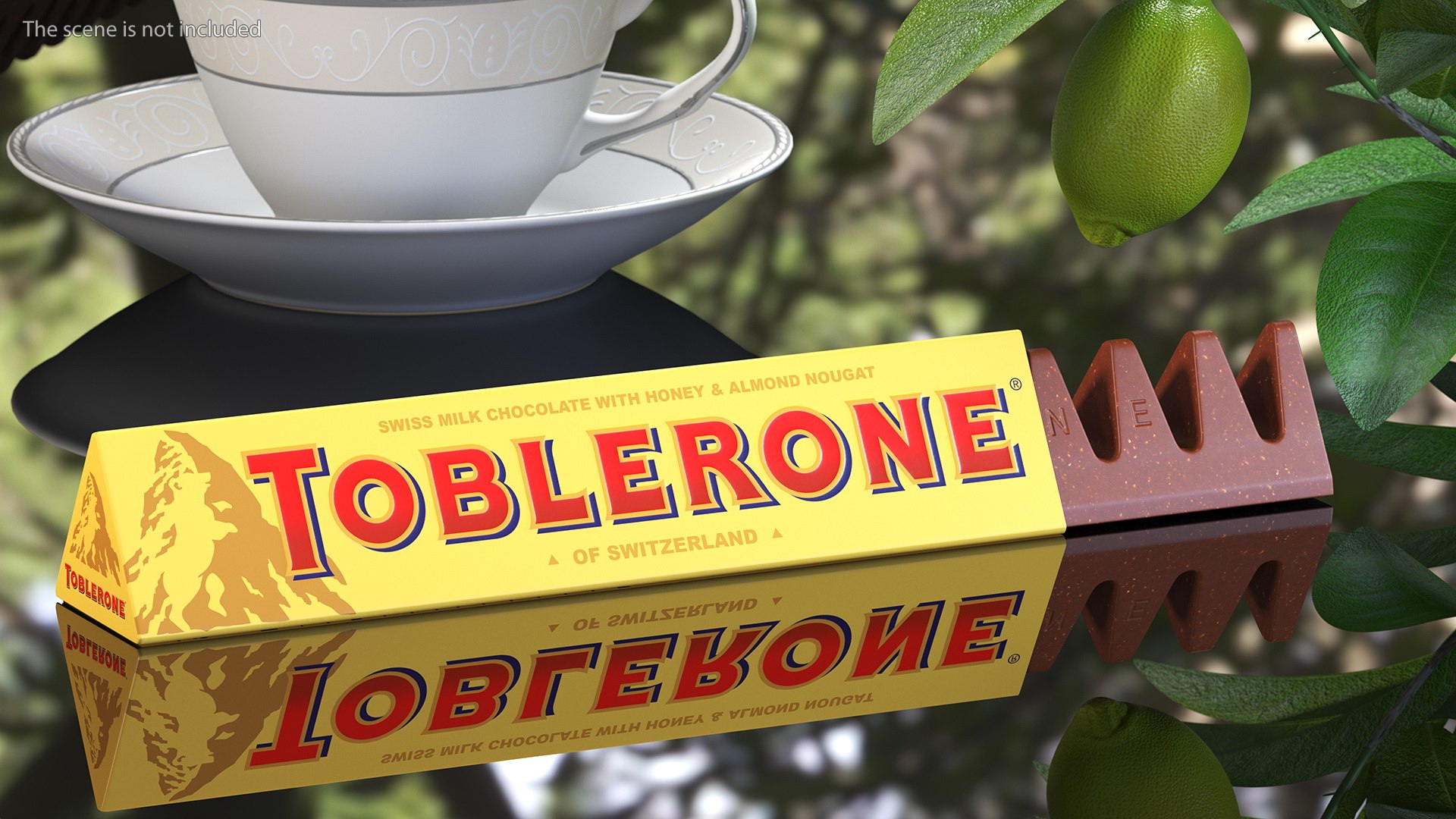 Opened Toblerone Milk Chocolate Bar 3D Model - TurboSquid 1769330