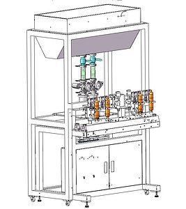 Semi Automatic Two Head Piston Filling Machine