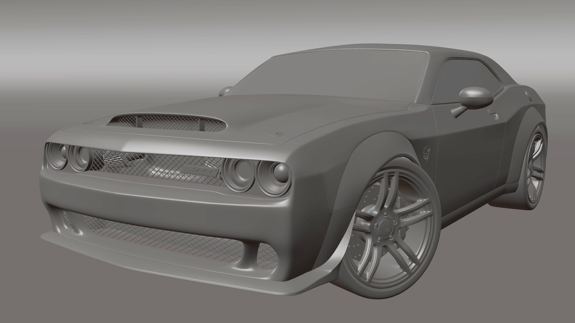 Dodge Challenger 3D Model - TurboSquid 1535986