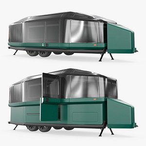 3D Lightship AE1 Cosmos Edition Electric Travel Trailer Rigged model