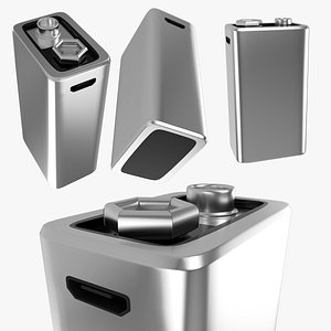 New Design Rechargeable 9 Volt Square Battery Micro USB Side Top model