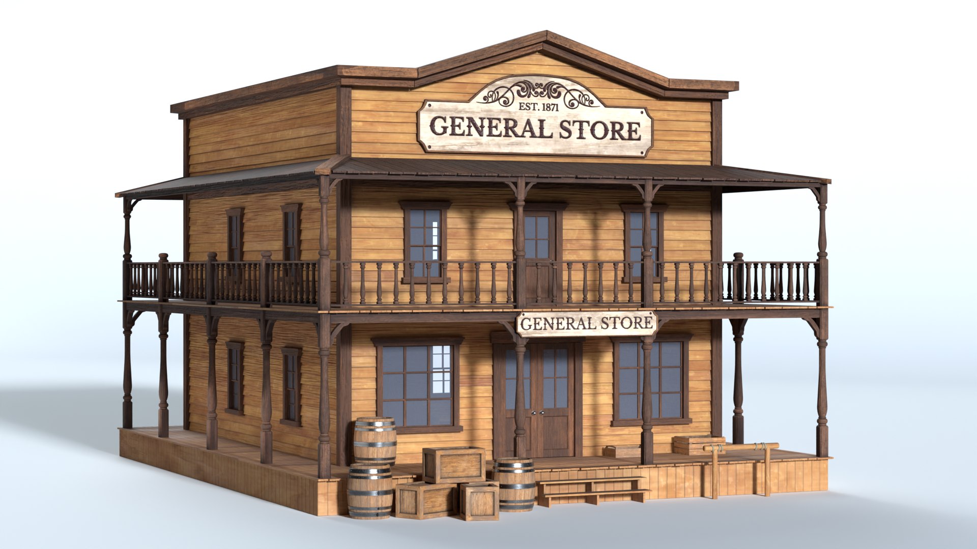 Old West General Store Building 3D model https://p.turbosquid.com/ts-thumb/2D/pqcVKA/xG/westerngeneralstore5/png/1792326108/1920x1080/fit_q87/54d1ecbb1f29cc01dd434105fd6c9d973e3a4c4b/westerngeneralstore5.jpg