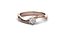 Anillo de diamantes para mujer, ligero, imprimible, listo para impresión 3DM (STL).