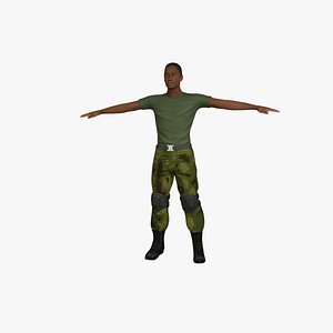 Soldier Rigged