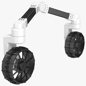 Lunar Robotic Rover Wheels 3D
