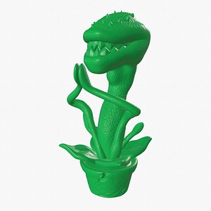 3D Predatory plant flycatcher 3D print model