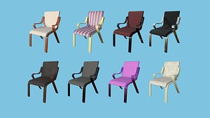 Modern Armchair Collection - Furniture Interior Design 3D model