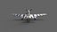 3D model P51 Mustang PBR Low-poly