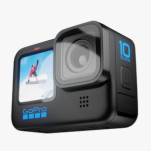 3D GoPro Hero 10 model