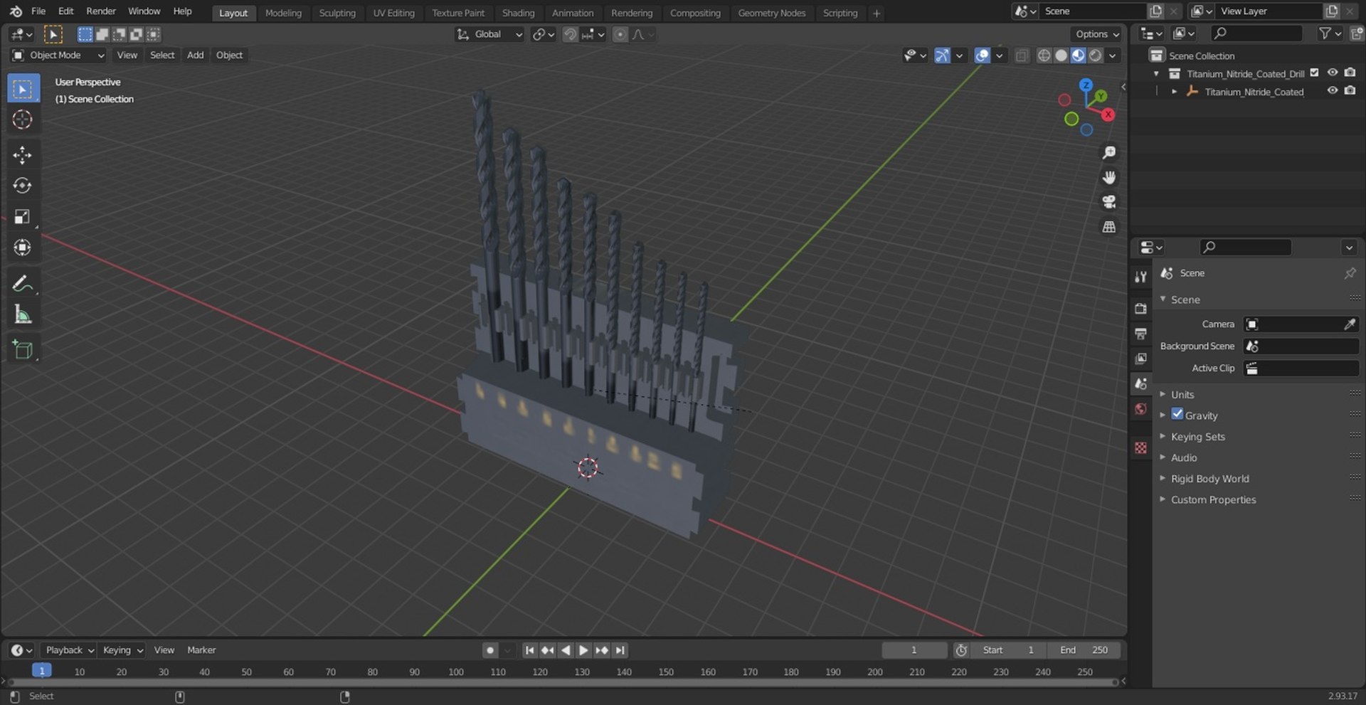 Titanium Nitride Coated Drill Bit Set 3D https://p.turbosquid.com/ts-thumb/2D/zg4FQB/jV/titaniumnitridecoateddrillbitsetc4dmodel017/jpg/1685636128/1920x1080/fit_q87/f25084c7b85d841a9c352deb0313cd2e6de3dc32/titaniumnitridecoateddrillbitsetc4dmodel017.jpg