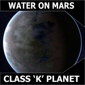 3d mars water class k model