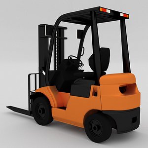 forklift lift obj