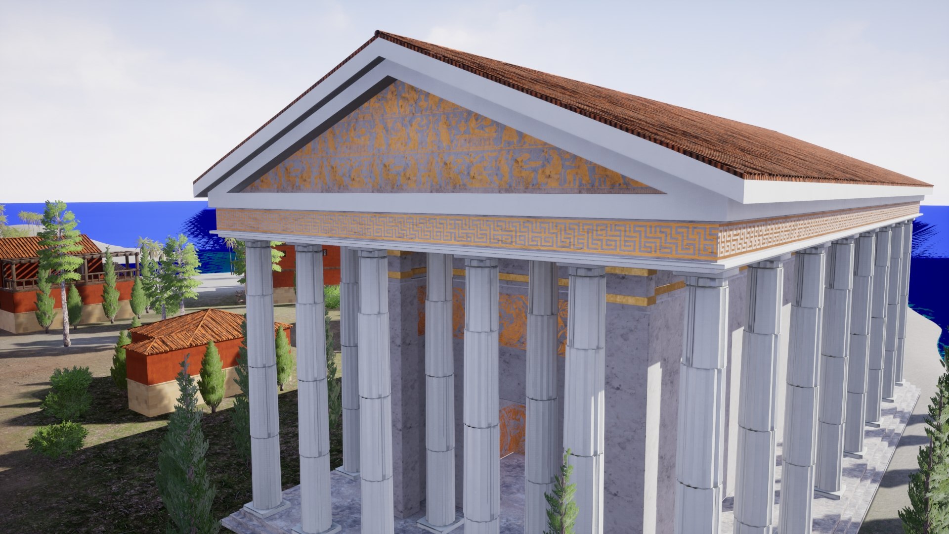 Ancient Greek City Model - TurboSquid 2314888