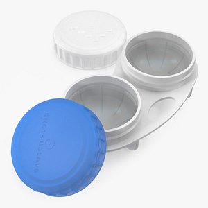 Bausch and Lomb Contact Lens and Case 3D model