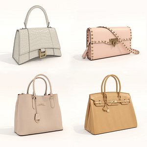 Fashion Handbag Collection 7 3D model