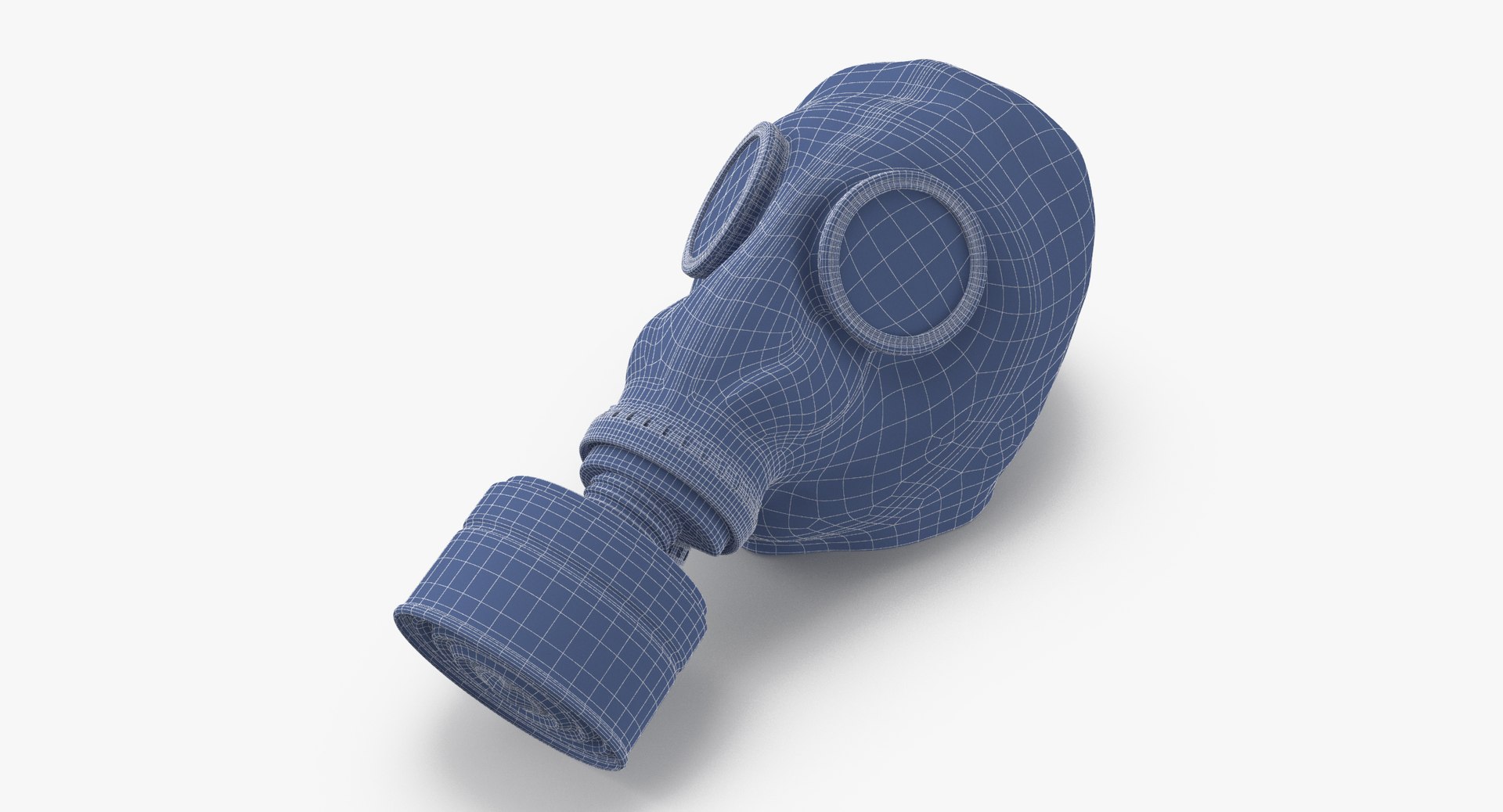 3d Model Of Gas Mask