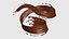 Colección de modelos 3D de 34 mallas de chocolate líquido Splash