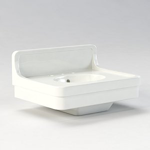 3D model Alden Fine Fire Clay Lavatory Sink
