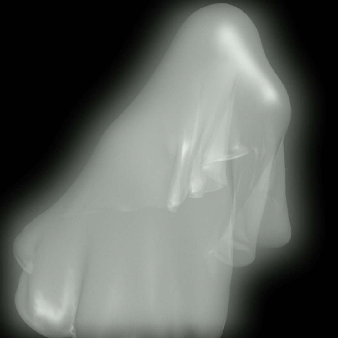 Cartoon Ghost Rigged 3d Max