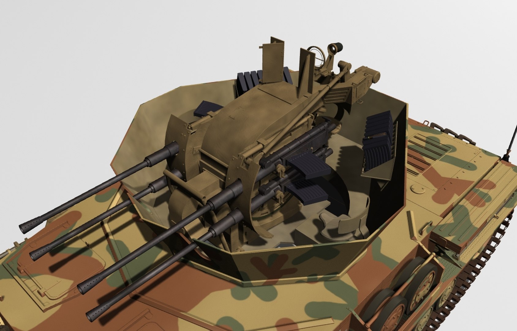 Wwii Tank 3d Model