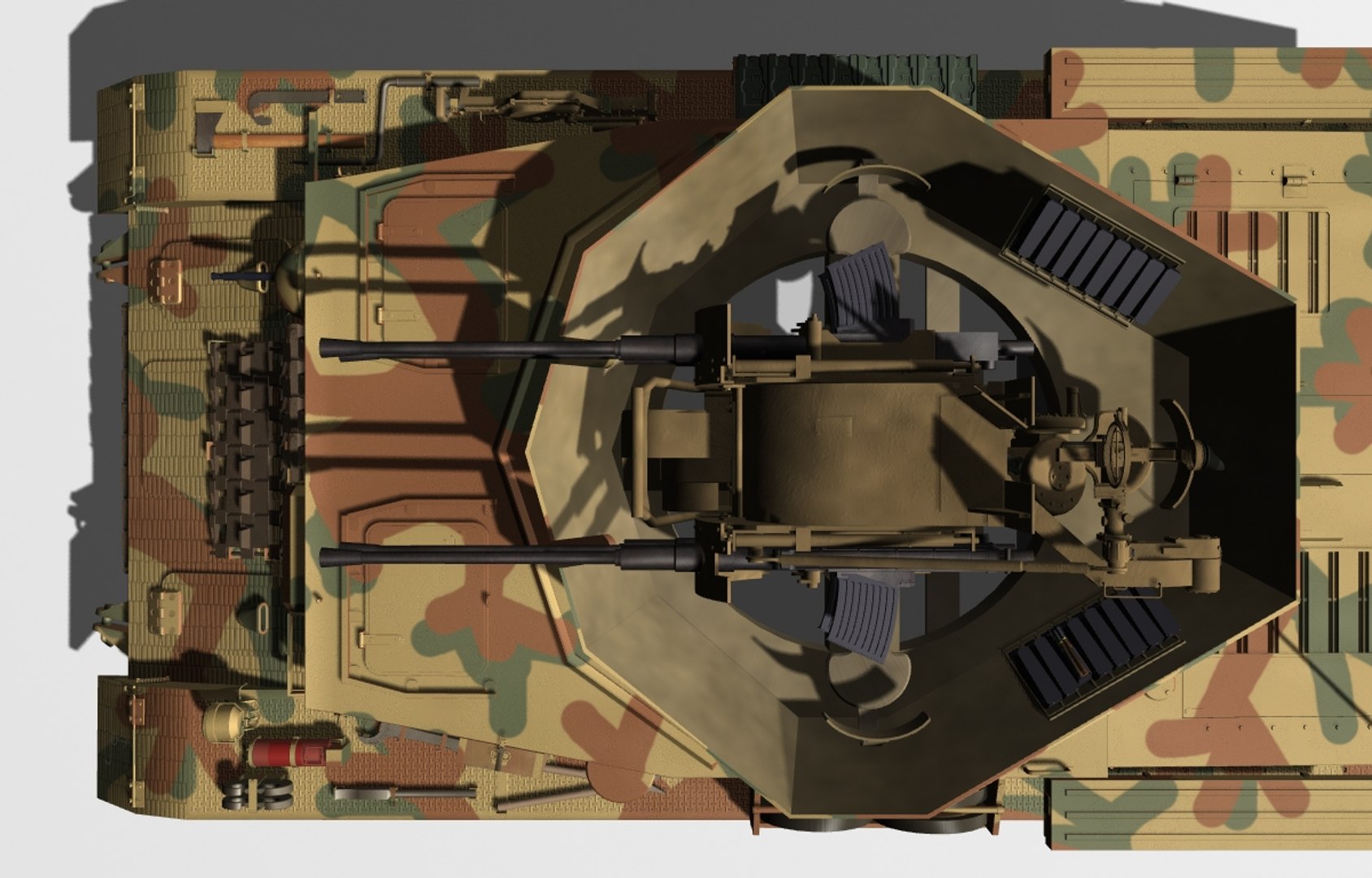 Wwii Tank 3d Model