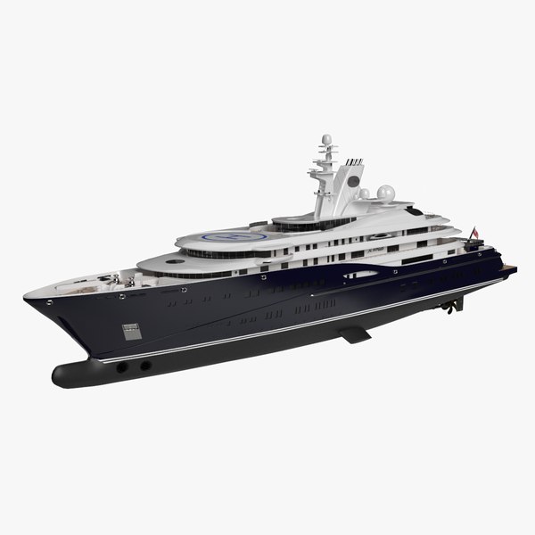 3D Al Mirqab Superyacht Dynamic Simulation