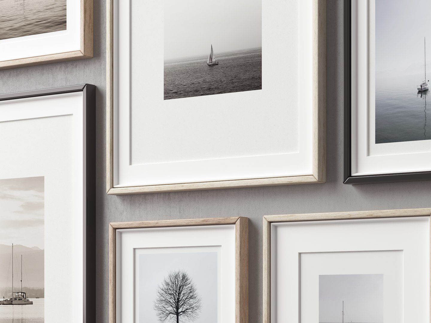 Picture Frames Set-421 3D Model - TurboSquid 2069408