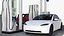 Electric Charging Station with KIA and Tesla Cars