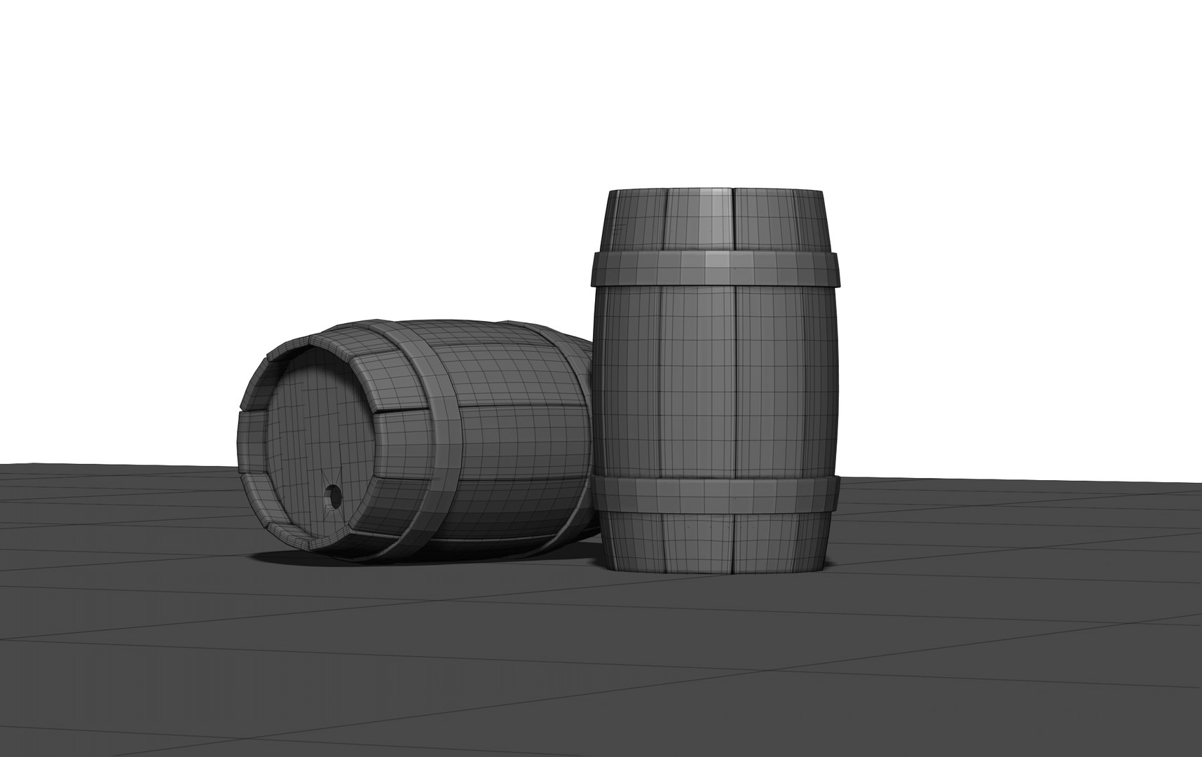 Barrel Model - TurboSquid 1801220