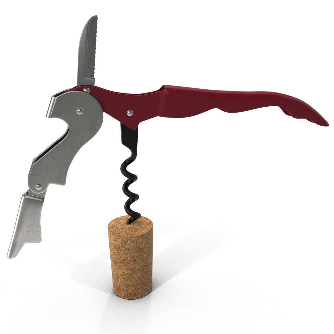 3d Double Hinged Wine Key