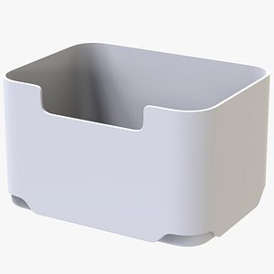 White Storage Bin