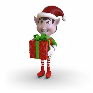 Christmas Dwarf 3D model
