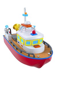 C4D cartoon traffic patrol model