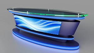 3D Studio desk model