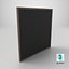 Customizable Wall-Mounted Blackboard - Square Regular Writing Board