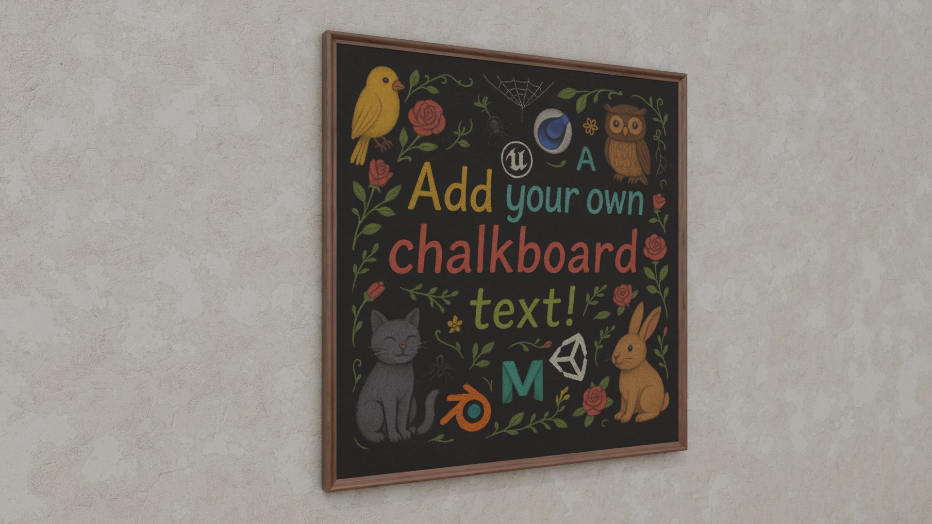 3D Customizable Wall-Mounted Blackboard - Square Regular Writing Board https://p.turbosquid.com/ts-thumb/2E/g8h0NK/pC/r_8/png/1746974401/1920x1080/fit_q87/f60a99e6507004812419f8a189a8fc37b224ae0b/r_8.jpg