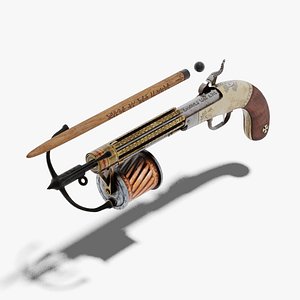 OB 00 03 vampire hunter auxiliary pistol with grappling hook