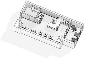 3D design studio model