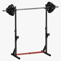 Barbell and Squat Stand Type 01 Clean and Dirty