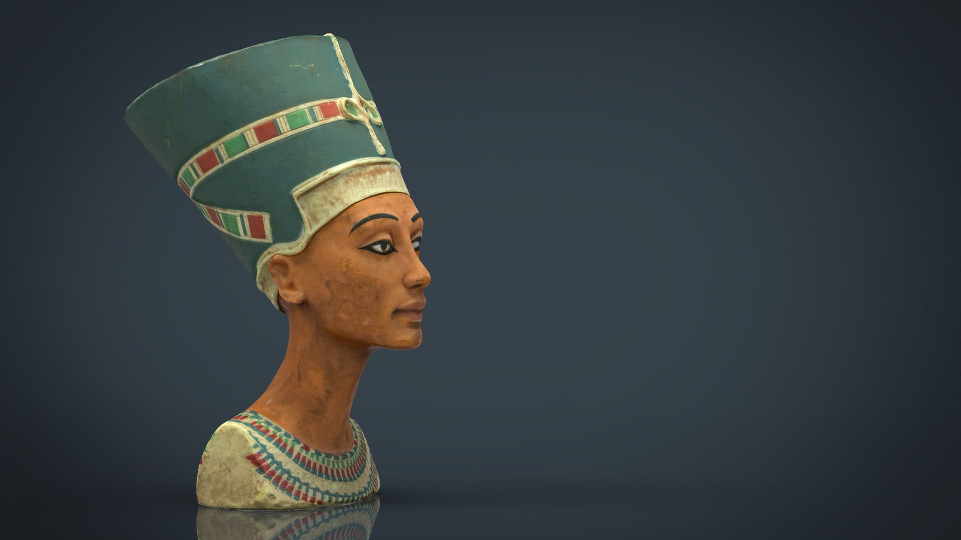 Nefertiti Bust 3d Max