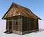 free wooden cabin 3d model