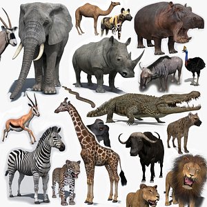 3D Colossal Animal Pack HD - Animated1