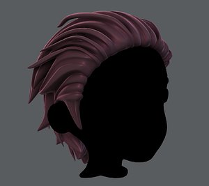 boy hair 3D