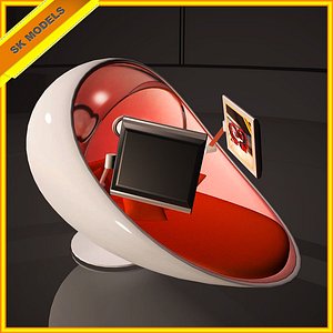 Futuristic Egg Bed- Modern luxury interior design