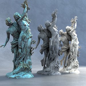 Barberini Sculpture Statue 3D model