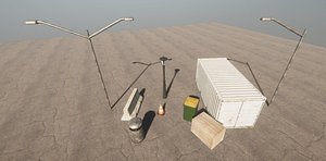 Basic Street Pack 3D model