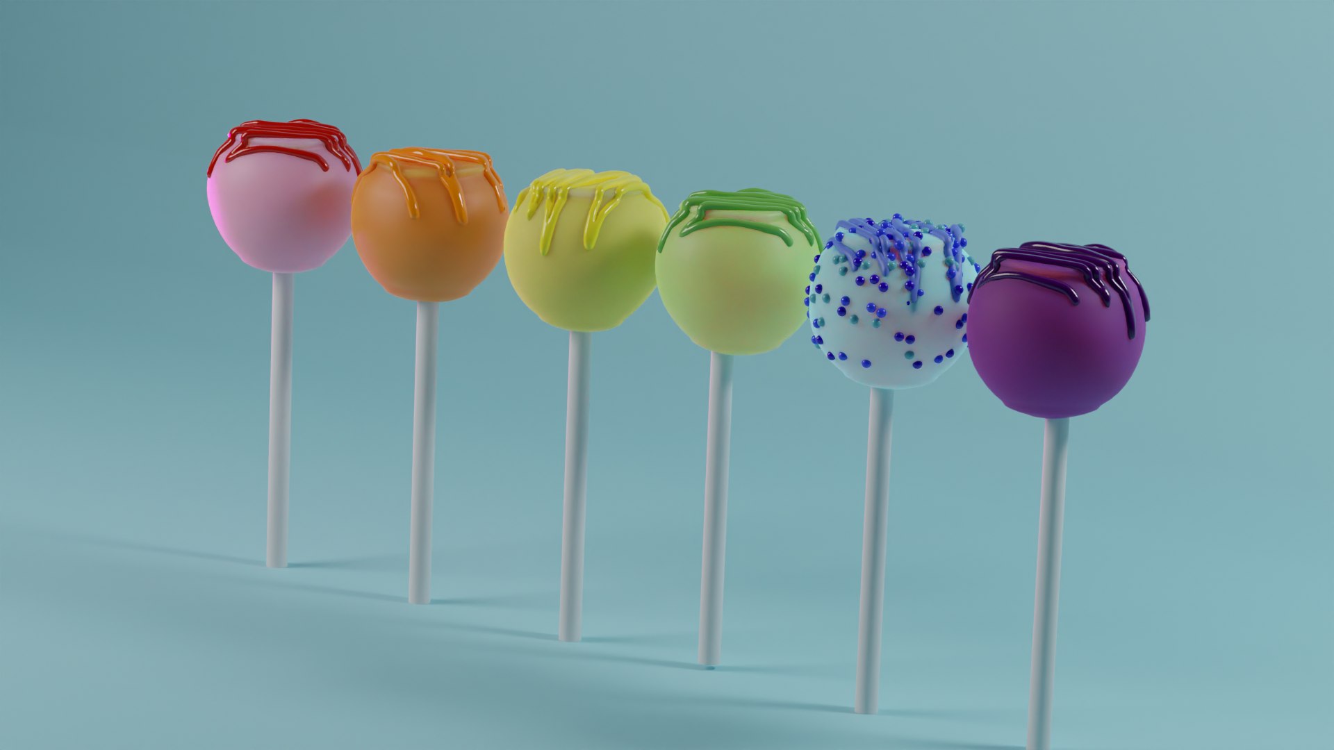 Colorful Fun Cakepops - CakeCentral.com